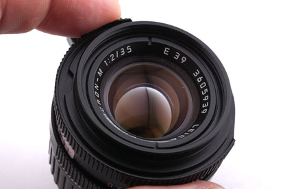 Leica 35mm f2 Summicron-M (Type IV) (Black, 11310)