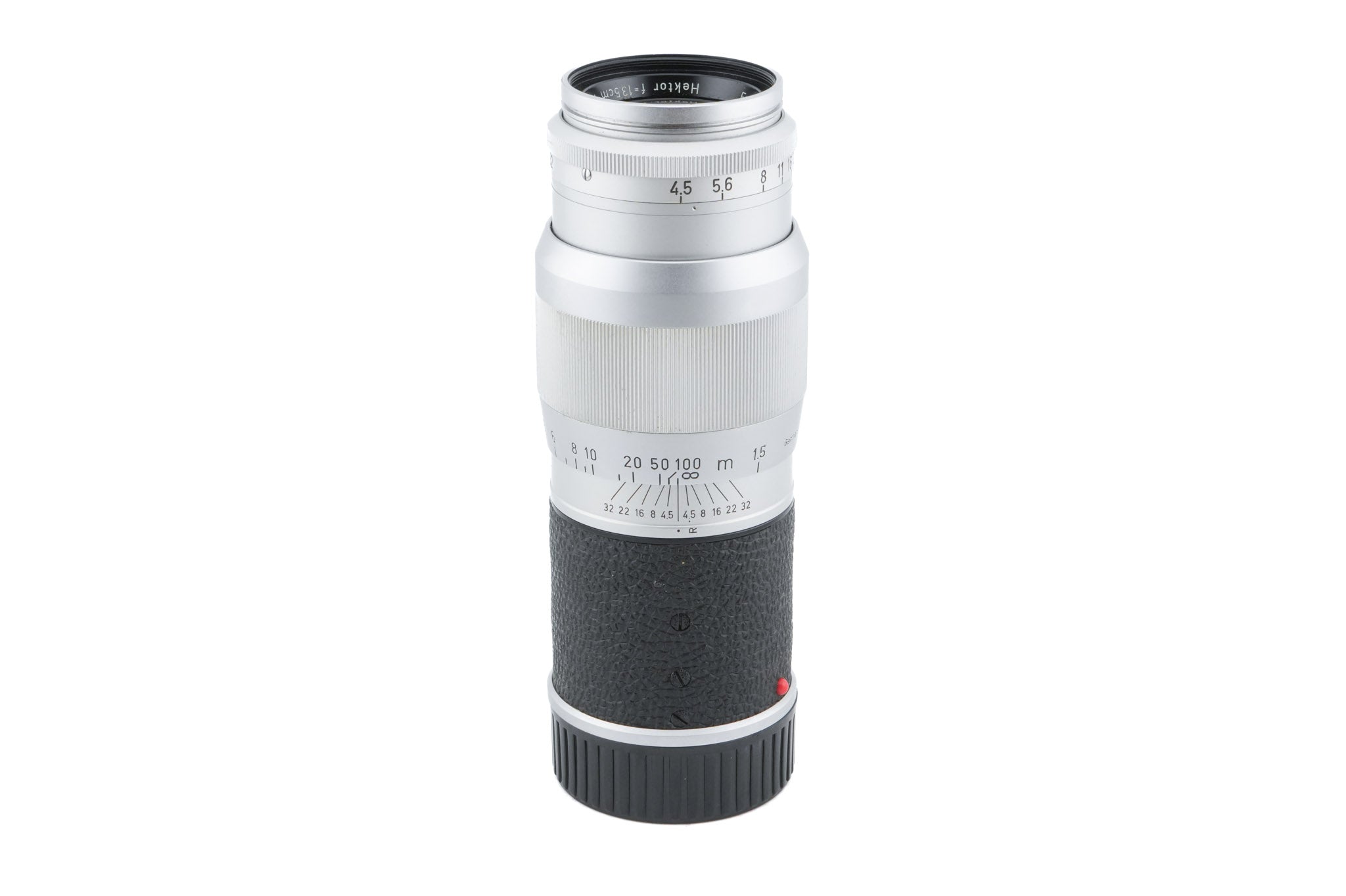 Leica 13.5cm f4.5 Hektor (Silver, HEFAR-M / HEFAM / 11135)