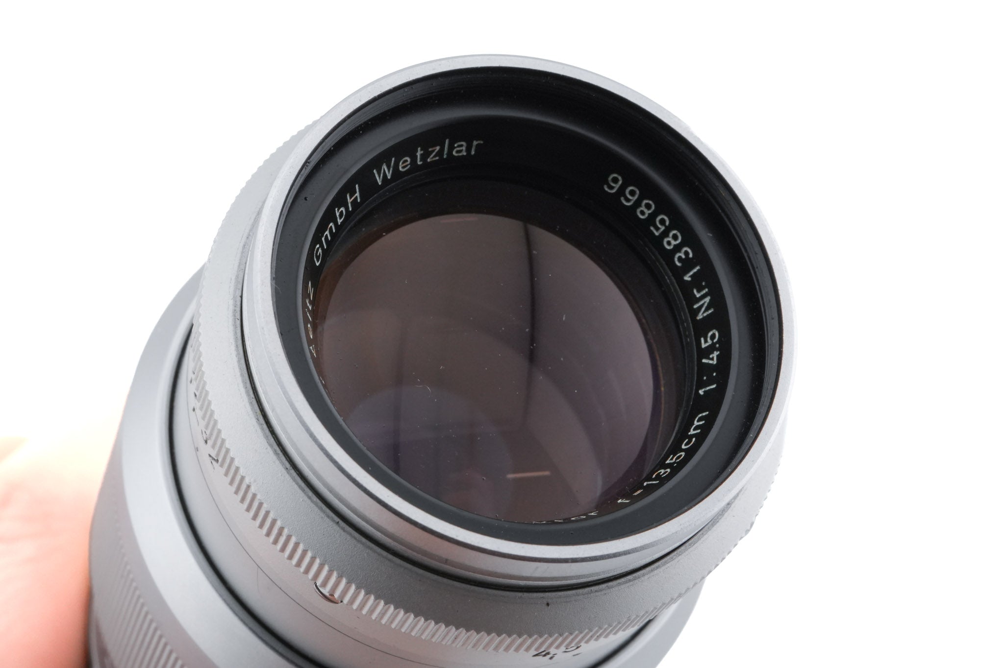 Leica 13.5cm f4.5 Hektor (Silver, HEFAR-M / HEFAM / 11135)