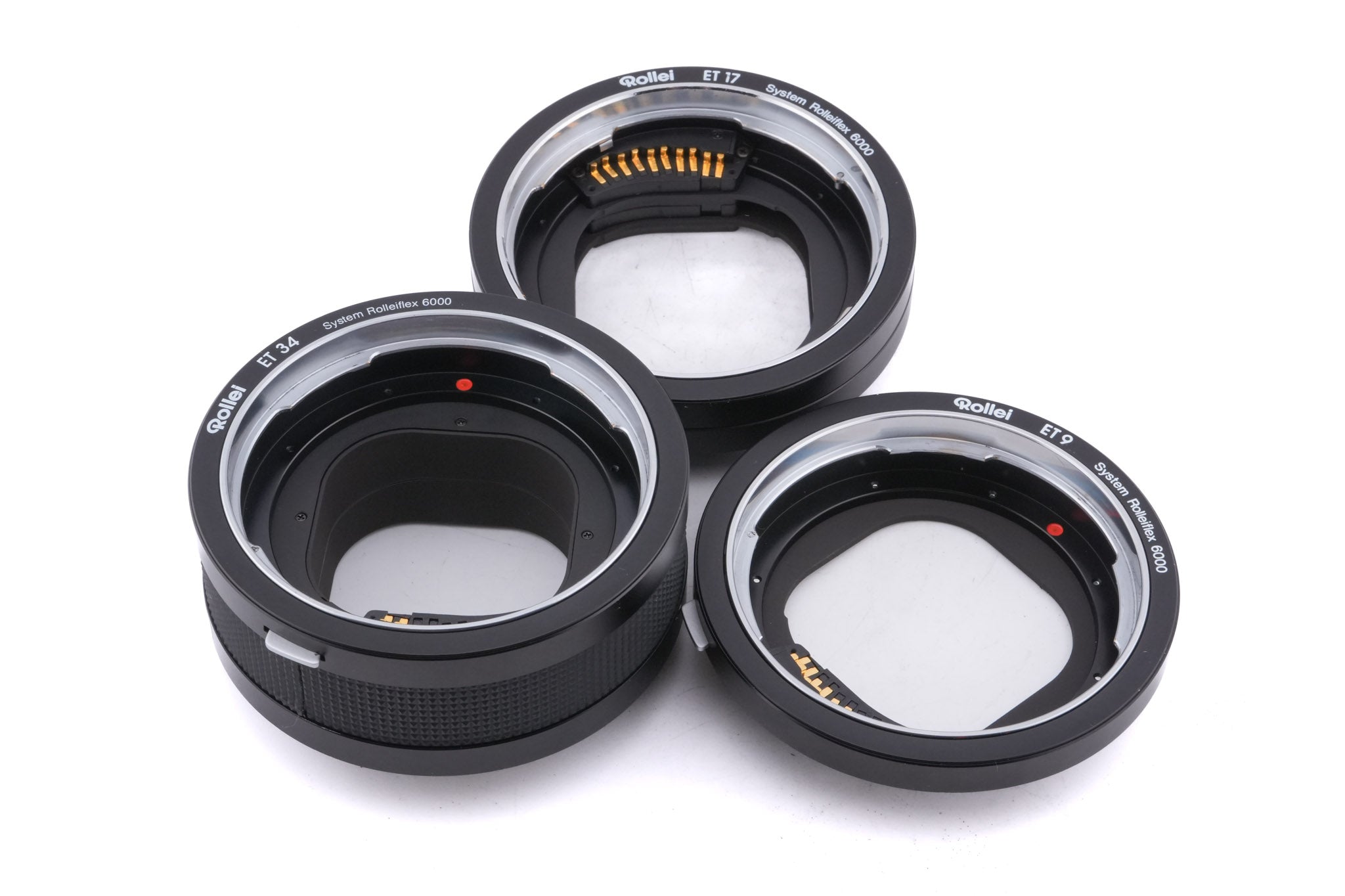 Rollei ET34 Extension Tube (34mm) + ET17 Extension Tube (17mm) + ET 9 Extension Tube (9mm)