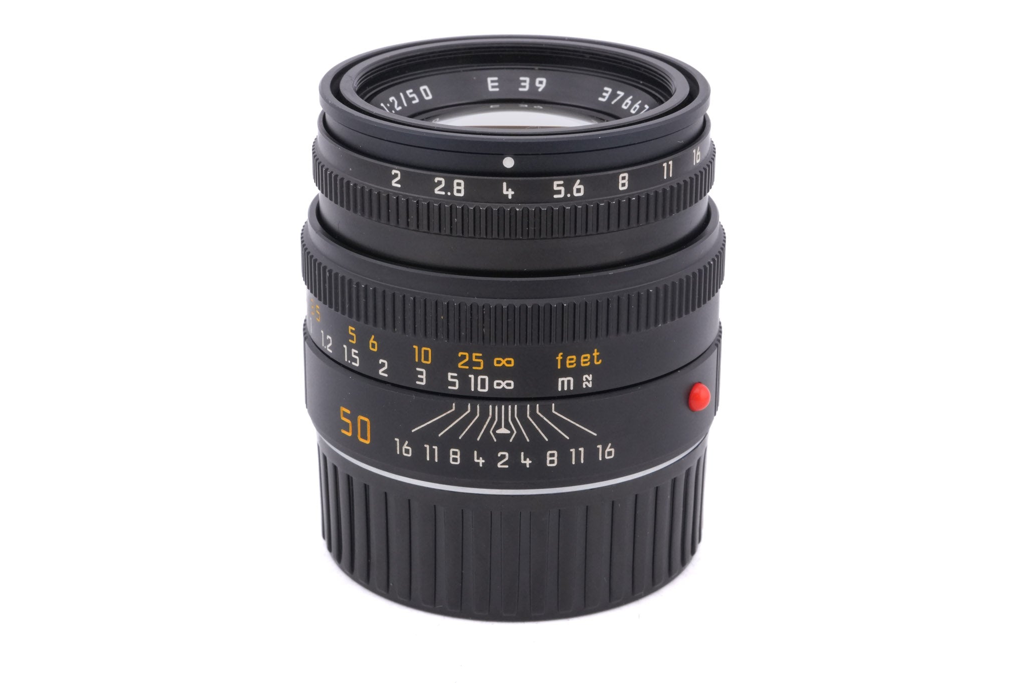 Leica 50mm f2 Summicron-M (Type V) (Black, 11826 / 11719)