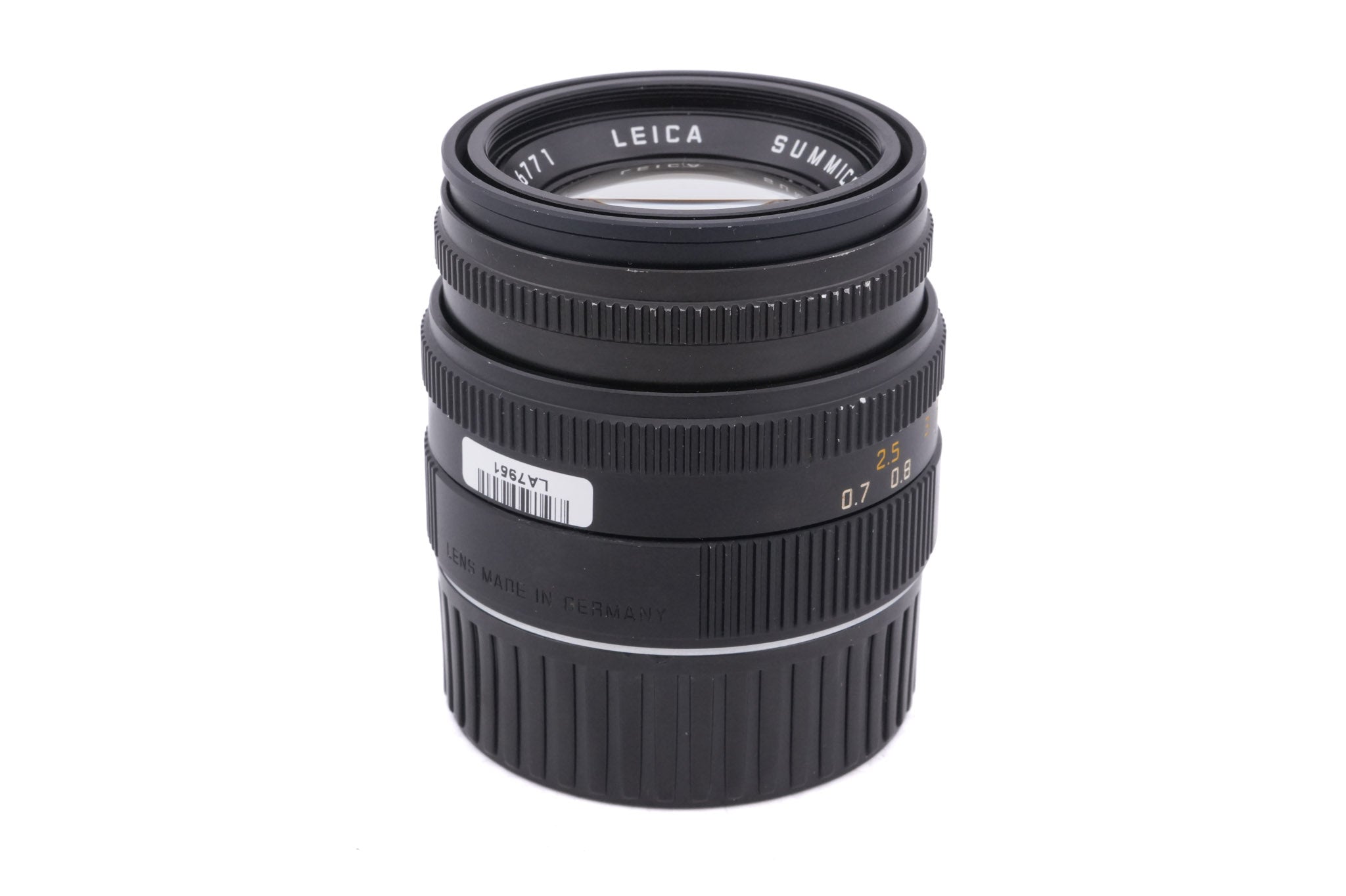 Leica 50mm f2 Summicron-M (Type V) (Black, 11826 / 11719)