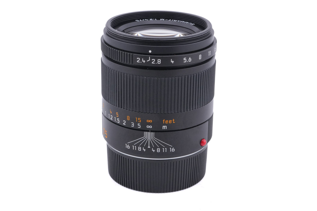 Leica 75mm f2.4 Summarit-M (Black, 11682)
