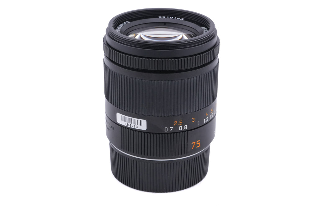 Leica 75mm f2.4 Summarit-M (Black, 11682)