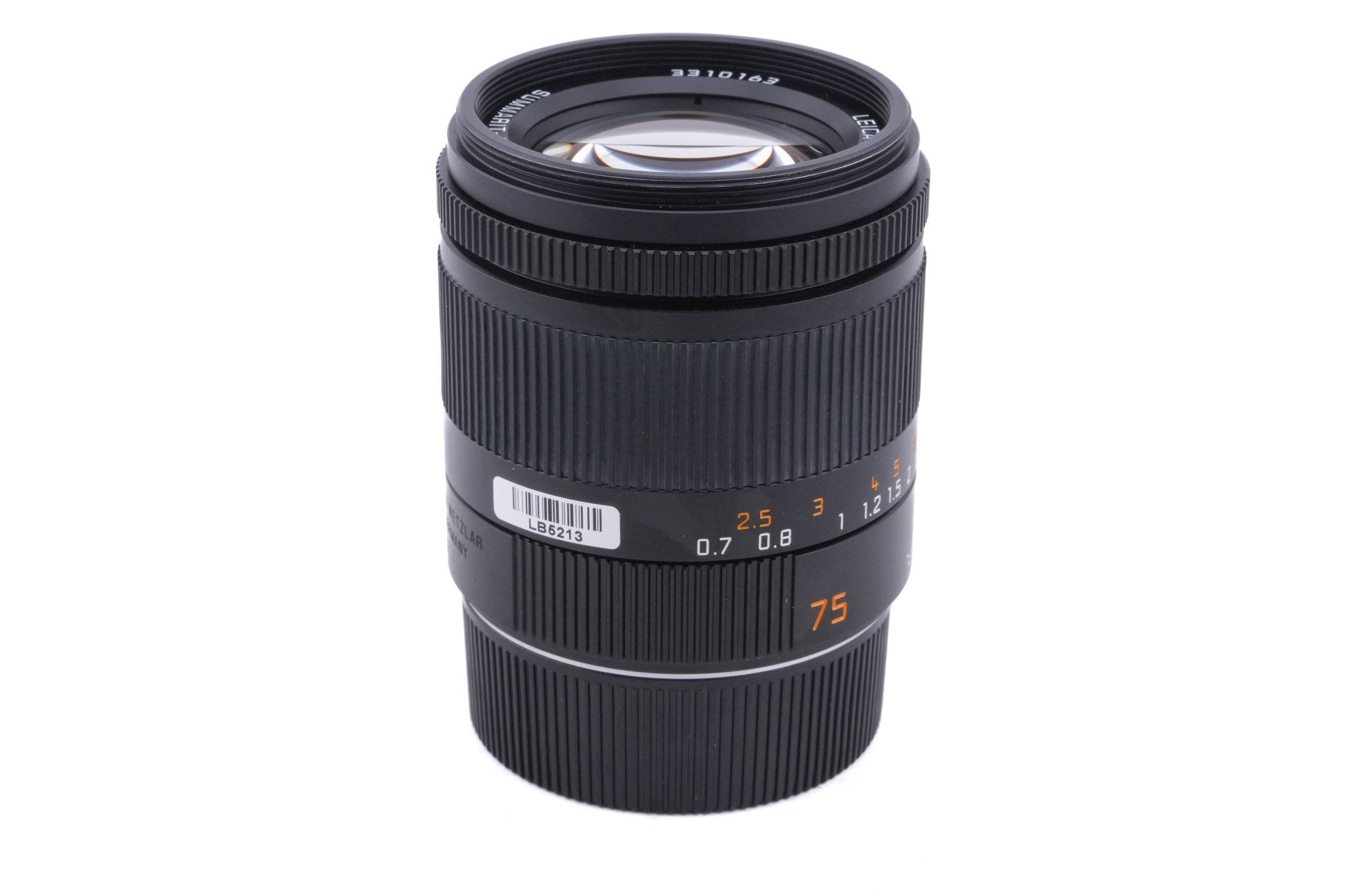 Leica 75mm f2.4 Summarit-M (Black, 11682)