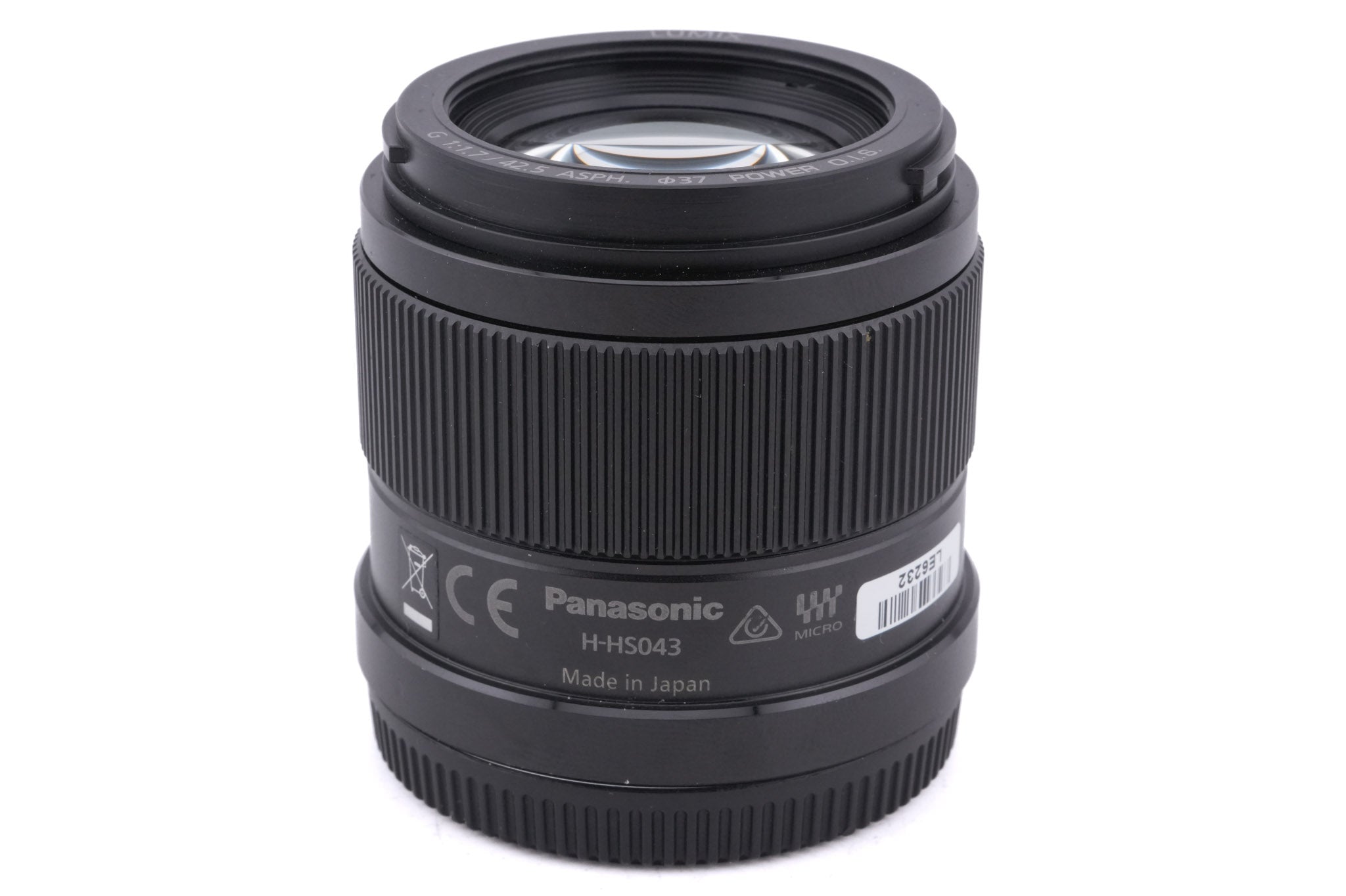 Panasonic 42.5mm f1.7 Lumix G ASPH. Power O.I.S. (H-HS043)
