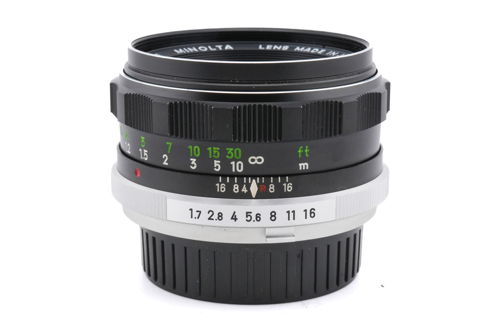 Minolta 55mm f1.7 MC Rokkor-PF