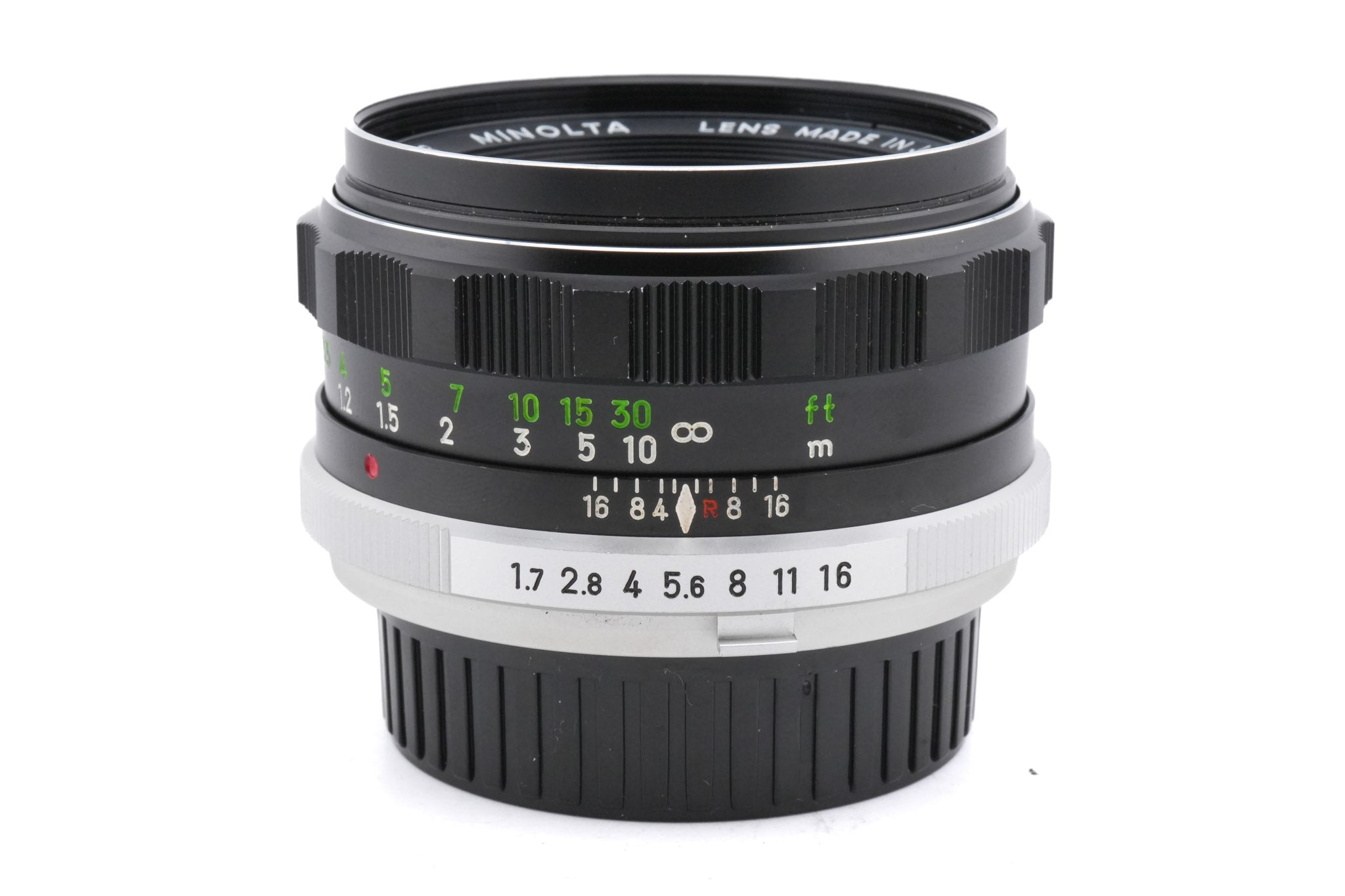 Minolta 55mm f1.7 MC Rokkor-PF