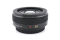 Panasonic 20mm f1.7 Lumix G ASPH. II (H-H020A)