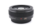 Panasonic 20mm f1.7 Lumix G ASPH. II (H-H020A)