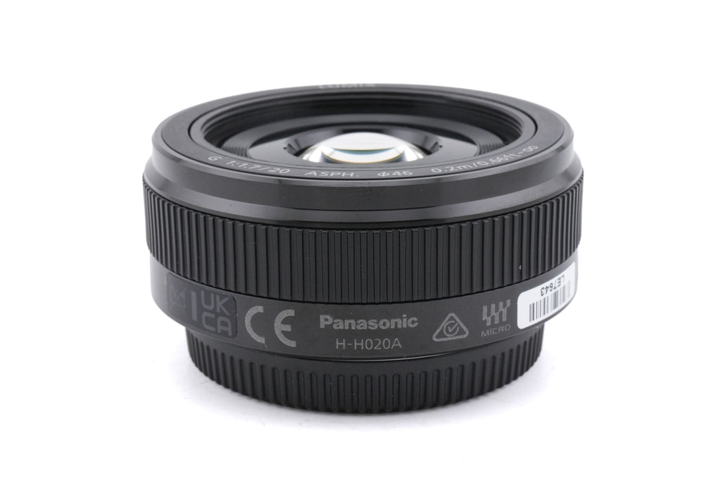 Panasonic 20mm f1.7 Lumix G ASPH. II (H-H020A)
