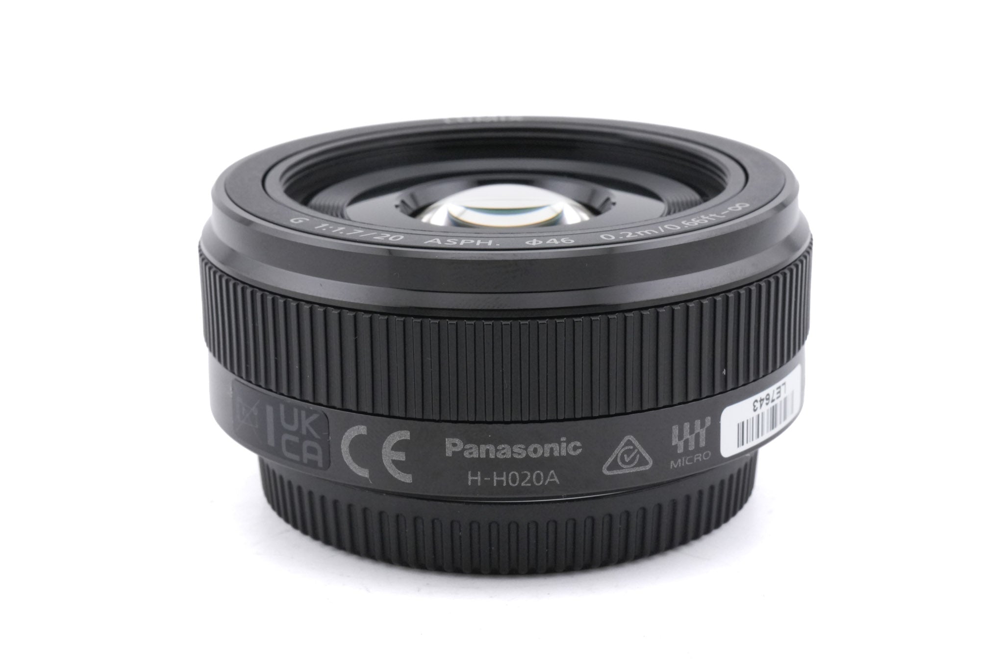 Panasonic 20mm f1.7 Lumix G ASPH. II (H-H020A)