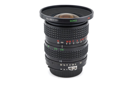 Goko 18-28mm f4-4.5 Auto MC AI-S - Lens
