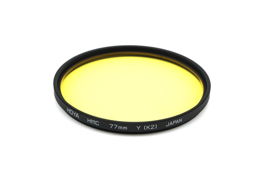 Hoya 77mm Yellow Filter Y (K2) HMC - Accessory