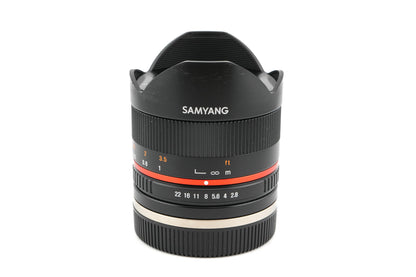 Samyang 8mm f2.8 UMC Fisheye II - Lens
