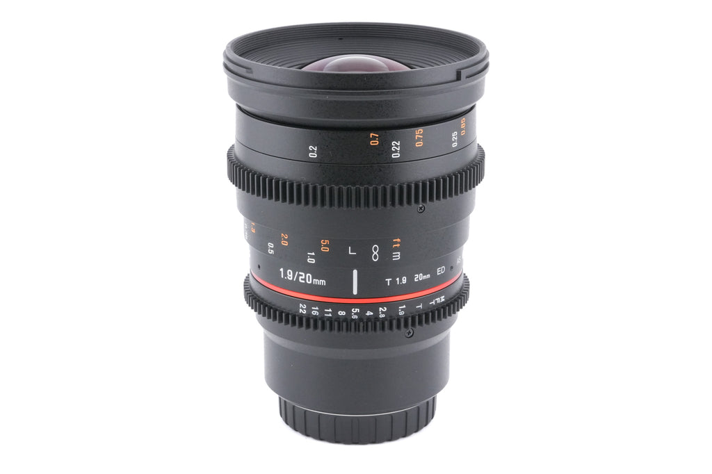 Samyang 20mm T1.9 ED AS UMC