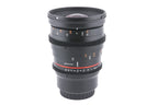 Samyang 20mm T1.9 ED AS UMC