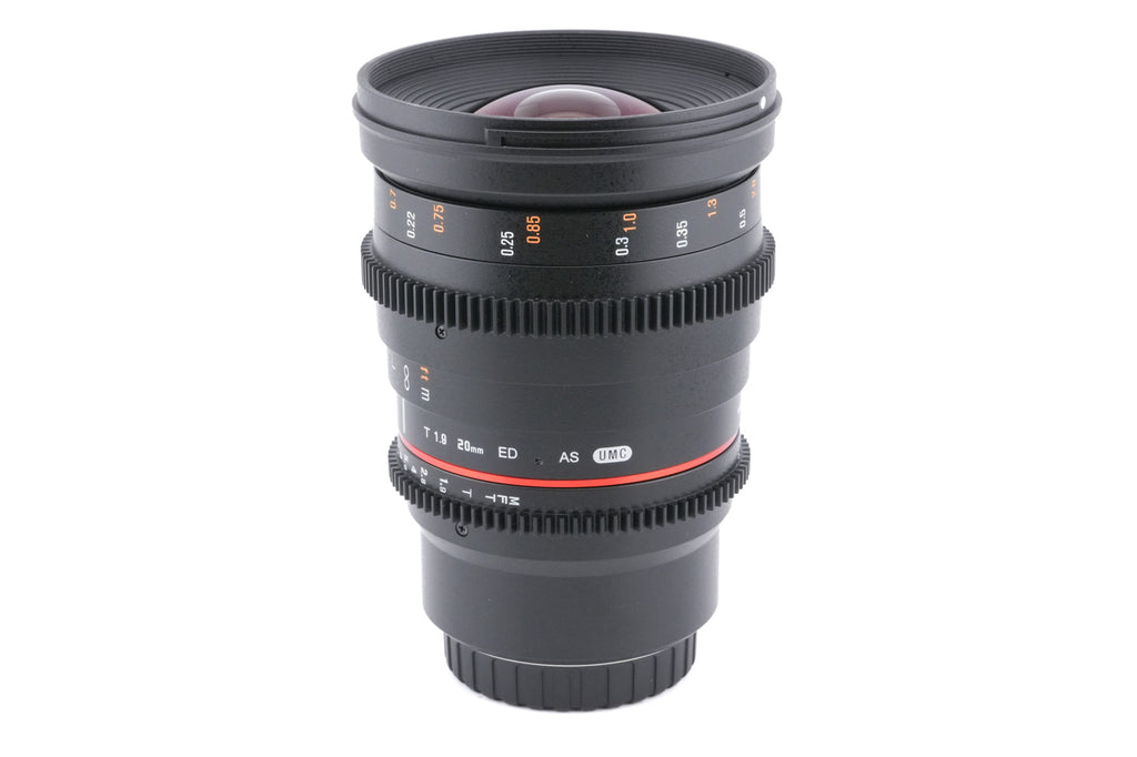 Samyang 20mm T1.9 ED AS UMC