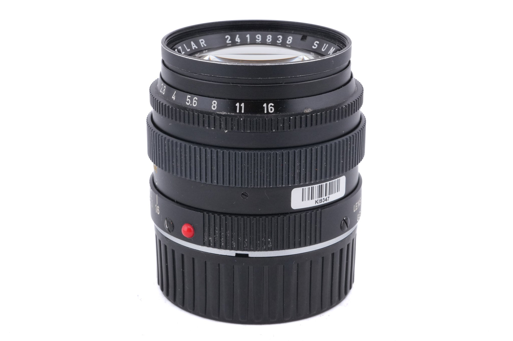 Leica 50mm f1.4 Summilux (Type II v2) (Black, 11114)