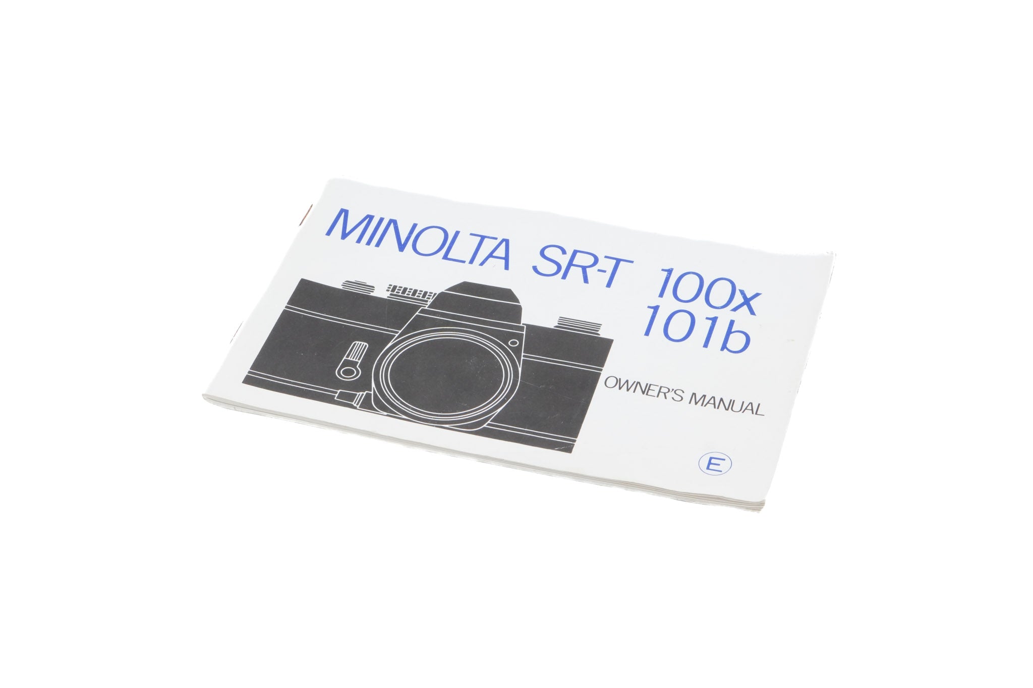 Minolta SR-T 100x/101b Instruction Manual
