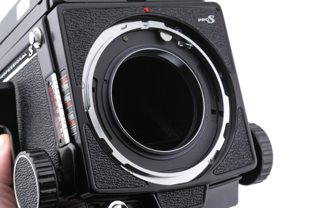 Mamiya RB67 Pro-S + Waist Level Finder + 120 6x7 Pro-S Roll Film Holder + 90mm f3.8 Sekor C