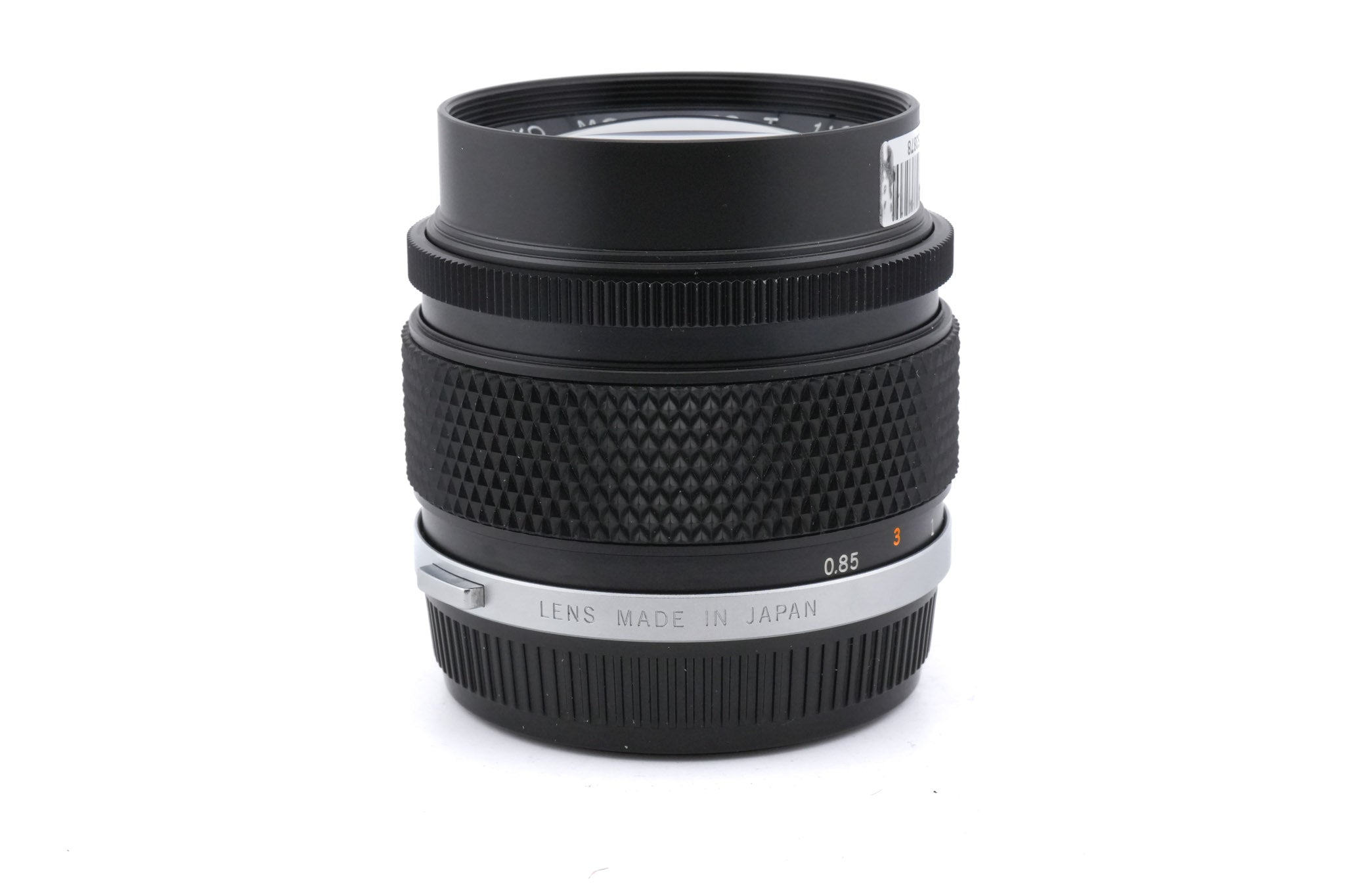 【希少】OM SYSTEM ZUIKO MC AUTO-T 85mm F2 希少】OM SYSTEM ZUIKO MC AUTO-T 85mm F2 Exc+5] OLYMPUS OM SYSTEM ZUIKO