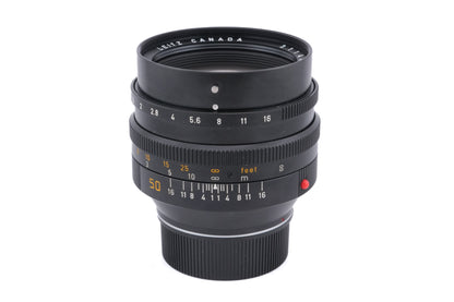 Leica 50mm f1 Noctilux-M (Type II) (11821) + Lens Hood (12539)
