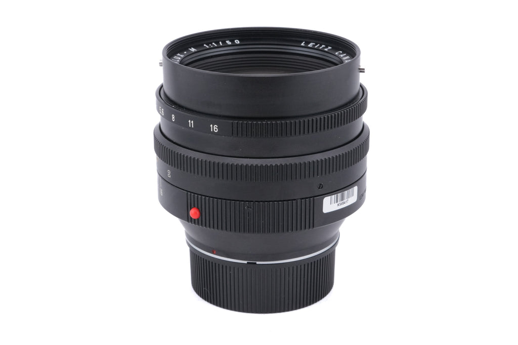 Leica 50mm f1 Noctilux-M (Type II) (11821) + Lens Hood (50mm f1 II) (12539)