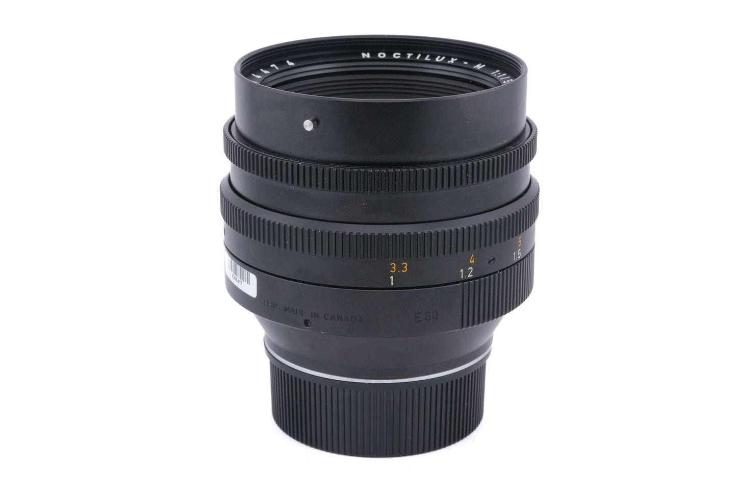 Leica 50mm f1 Noctilux-M (Type II) (11821) + Lens Hood (12539)