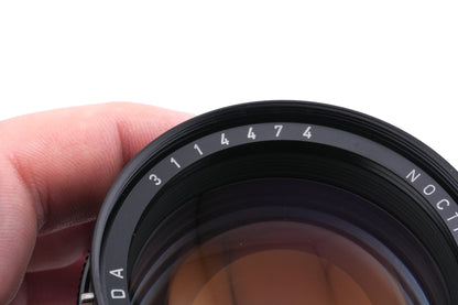 Leica 50mm f1 Noctilux-M (Type II) (11821) + Lens Hood (12539)