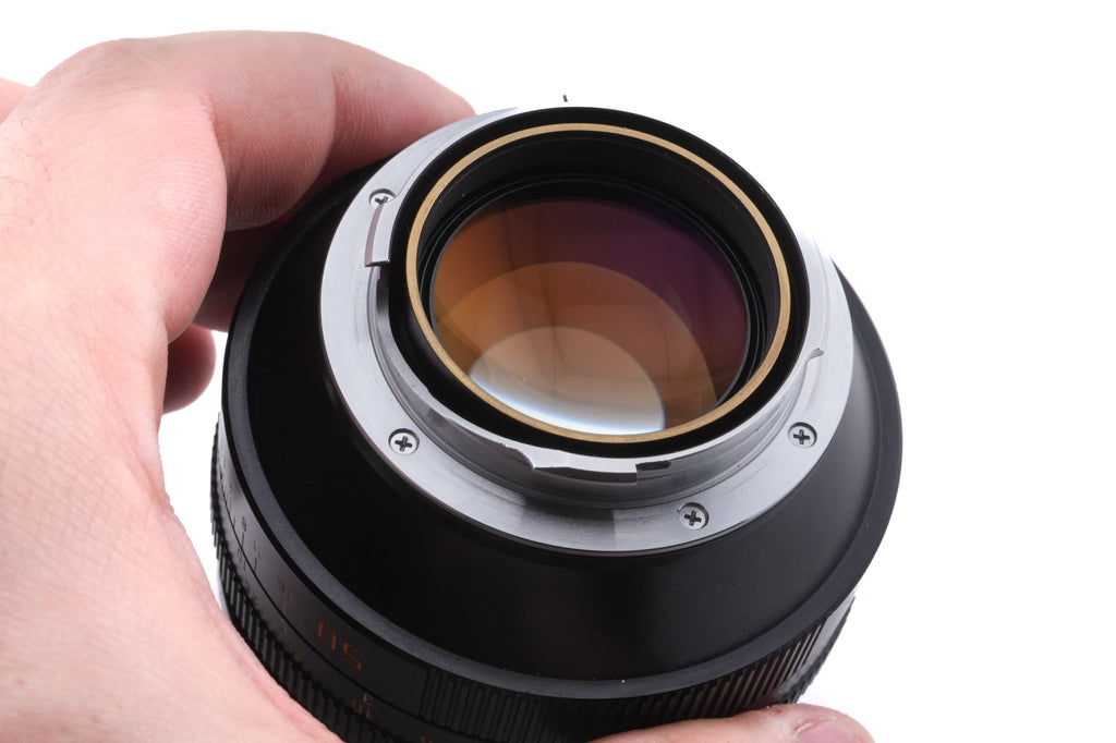 Leica 50mm f1 Noctilux-M (Type II) (11821) + Lens Hood (50mm f1 II) (12539)