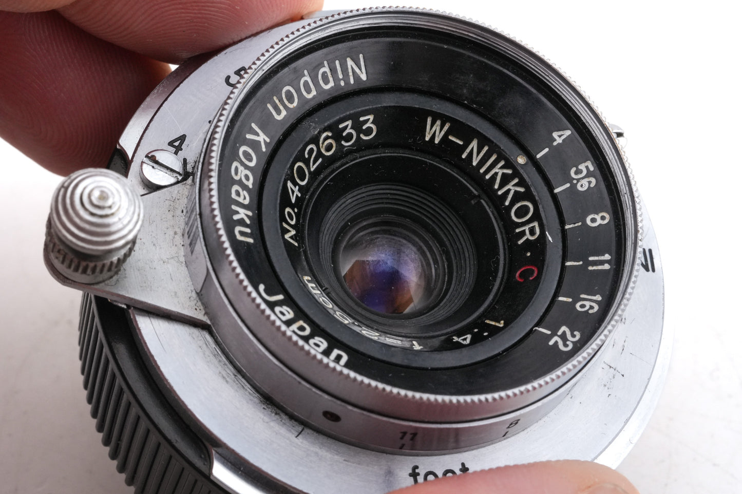 Nikon 2.5cm f4 W-Nikkor-C