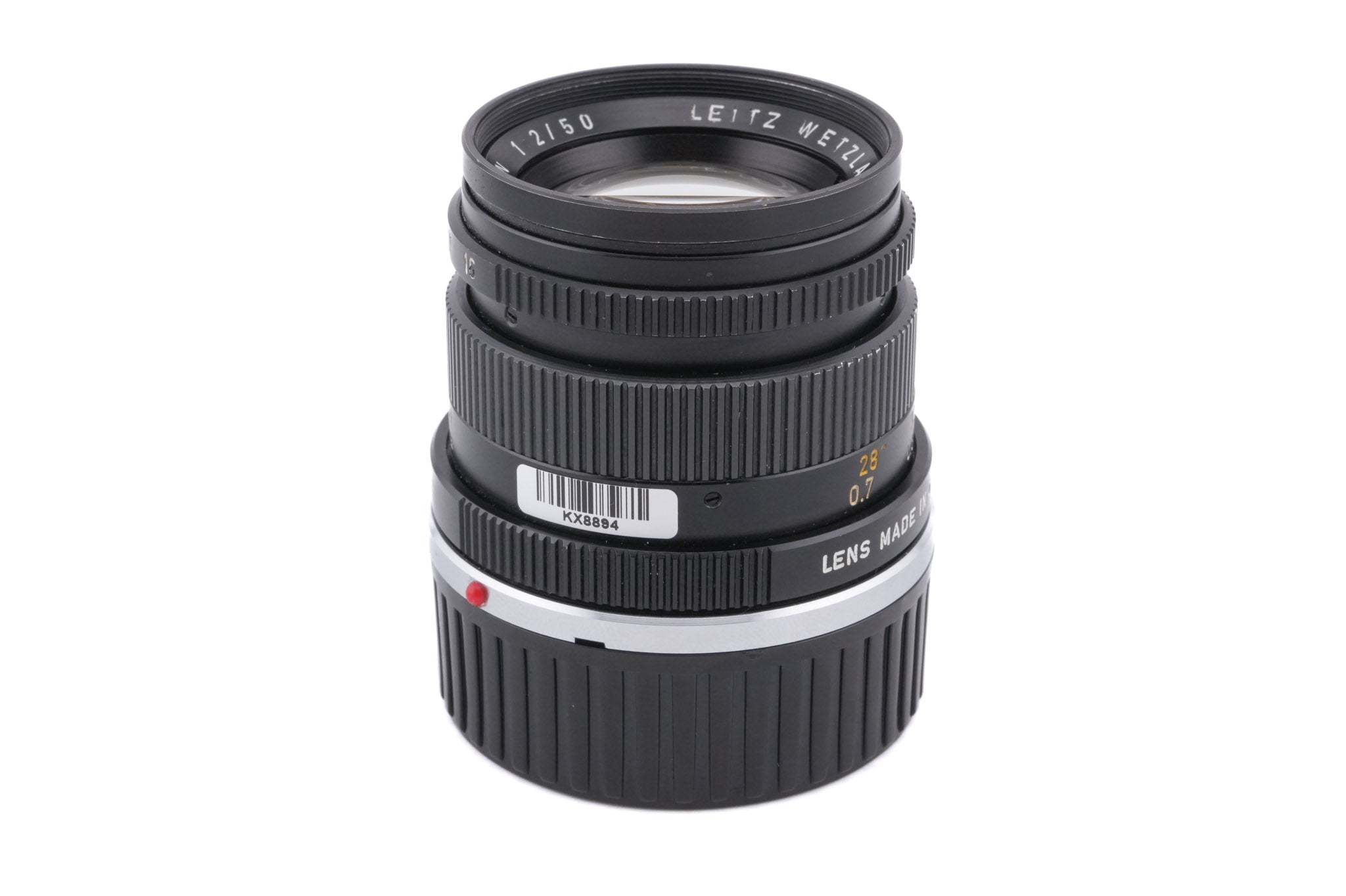 Leica 50mm f2 Summicron (Type III) (11817)