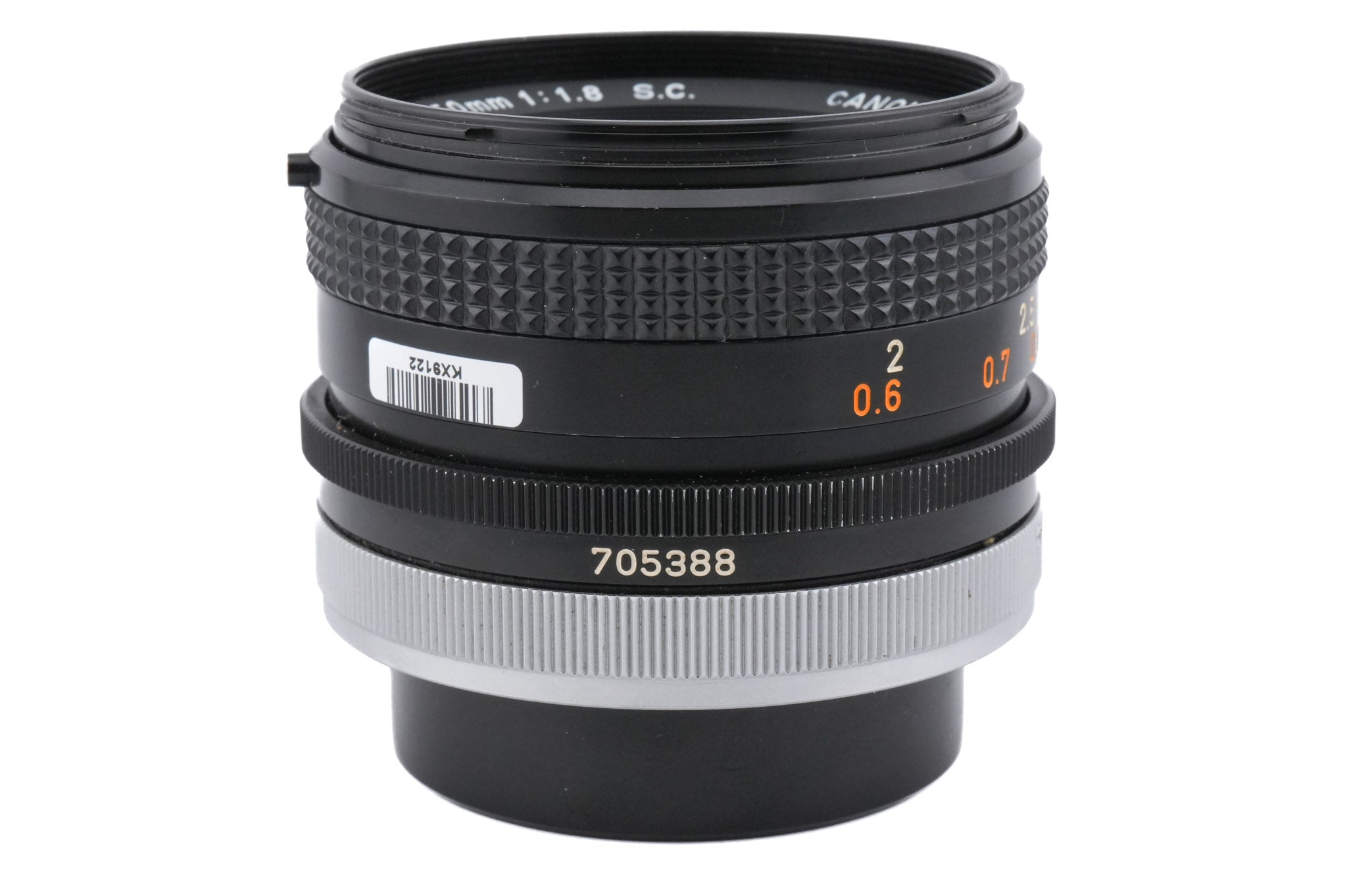 Canon 50mm f1.8 S.C.