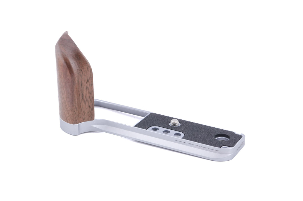 Fujifilm GFX 100RF + Fujifilm GFX 100RF L-Plate with Wooden Handle (5266)