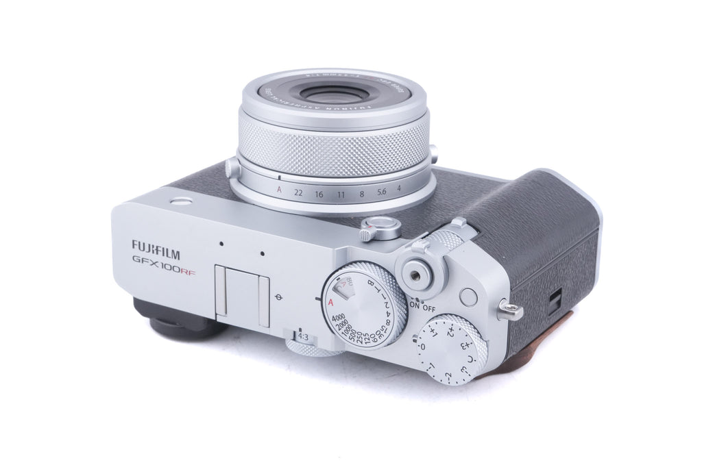 Fujifilm GFX 100RF + Fujifilm GFX 100RF L-Plate with Wooden Handle (5266)
