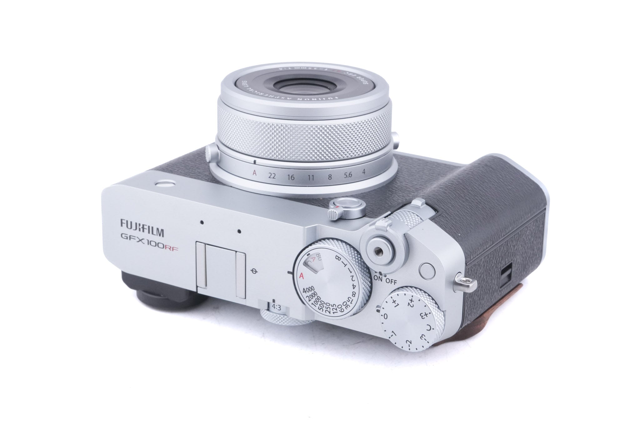 Fujifilm GFX 100RF + Fujifilm GFX 100RF L-Plate with Wooden Handle (5266)