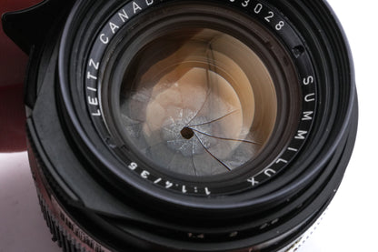 Leica 35mm f1.4 Summilux (Type II) (Black, 11870)