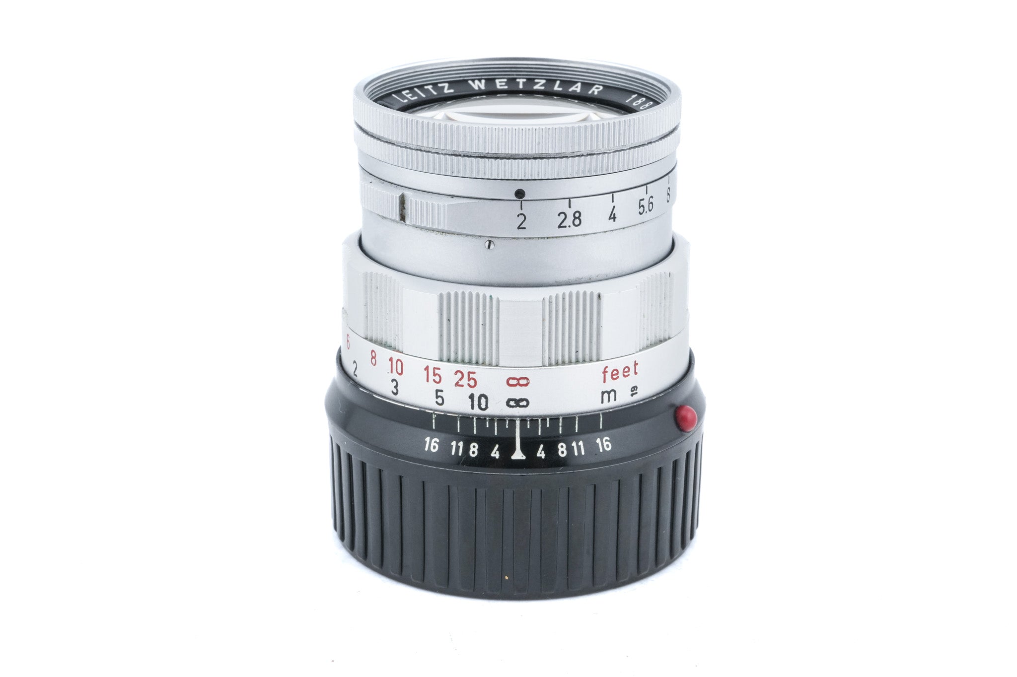 Leica 50mm f2 Summicron (Type II) (Silver, SOOIC-MS / SOSIC