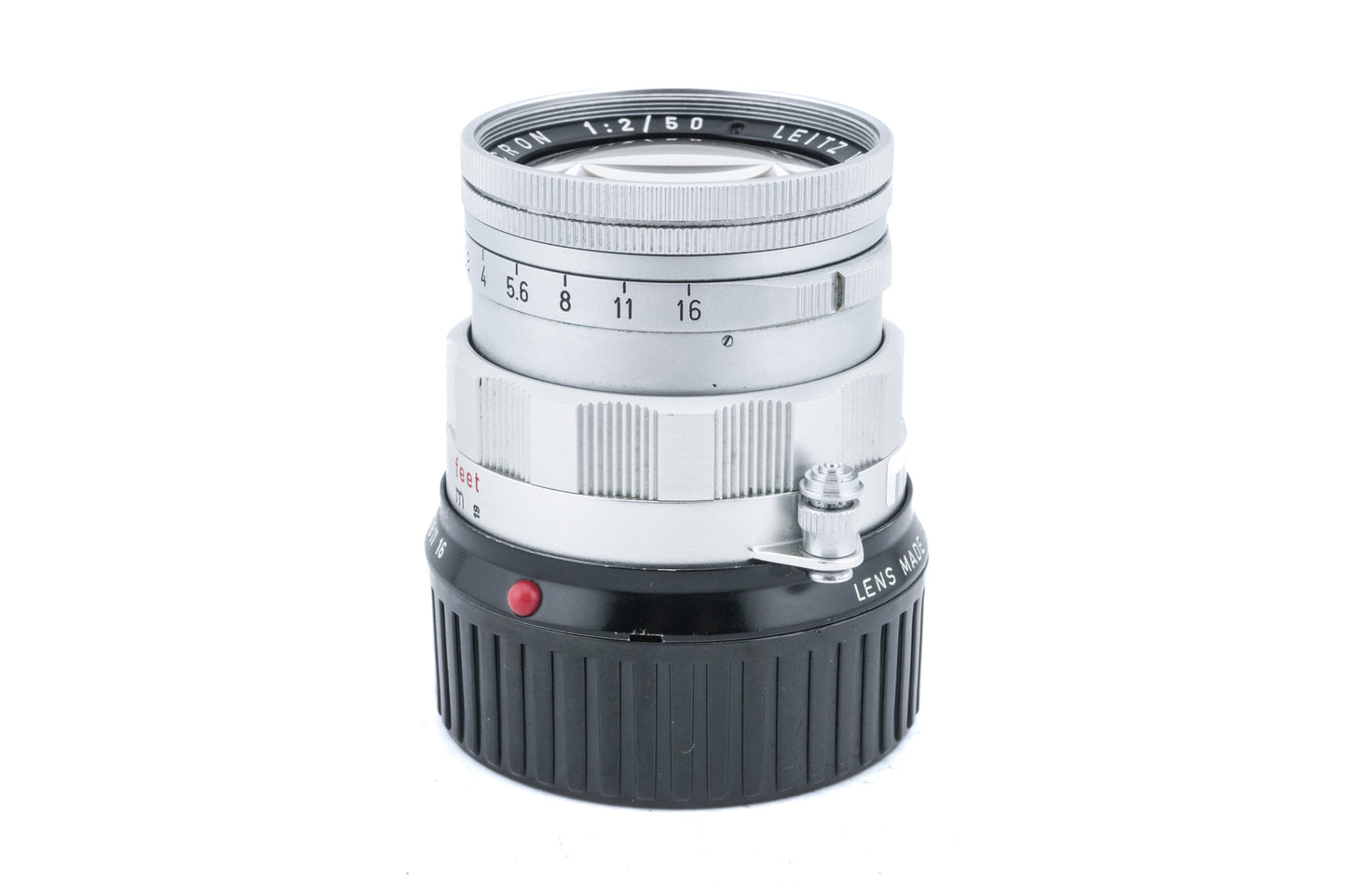Leica 50mm f2 Summicron (Type II) (Silver, SOOIC-MS / SOSIC / 11118 / 11618 / 11818)