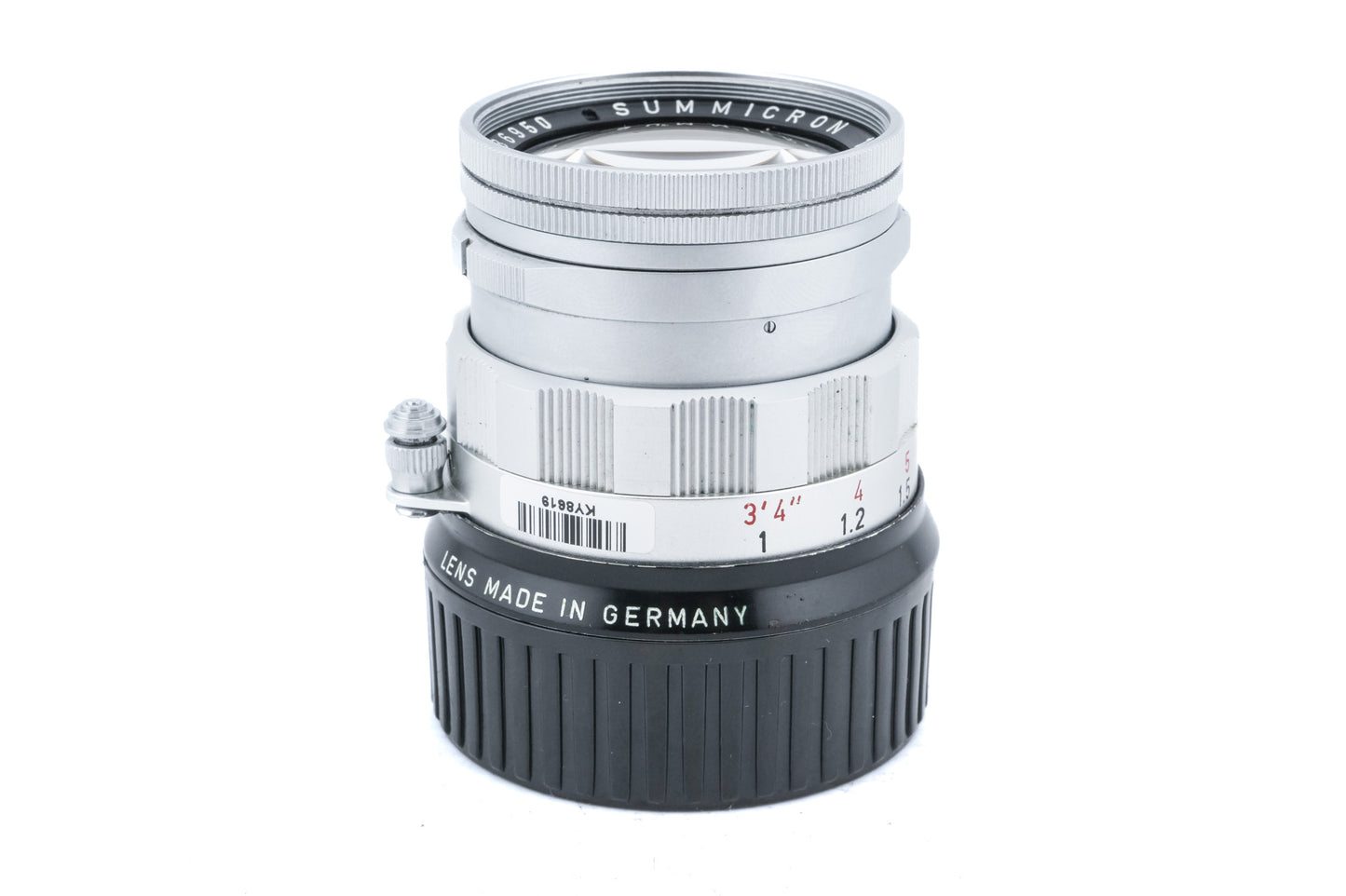 Leica 50mm f2 Summicron (Type II) (Silver, SOOIC-MS / SOSIC / 11118 / 11618 / 11818)