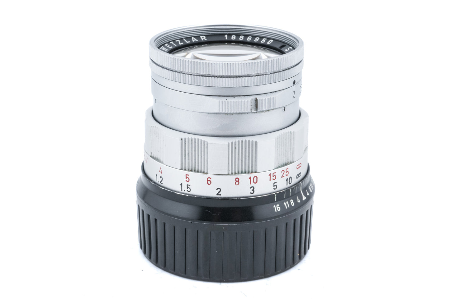 Leica 50mm f2 Summicron (Type II) (Silver, SOOIC-MS / SOSIC / 11118 / 11618 / 11818)