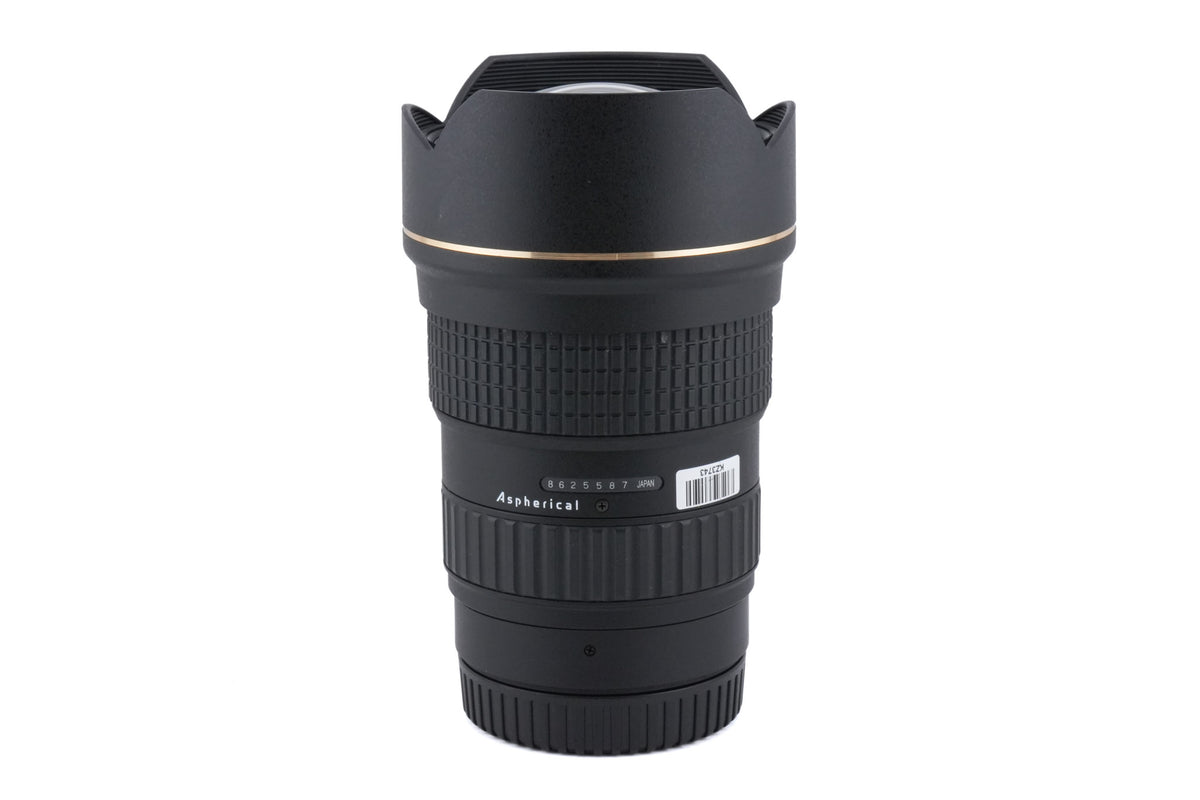 Tokina 16-28mm f2.8 AT-X Pro SD Aspherical IF FX