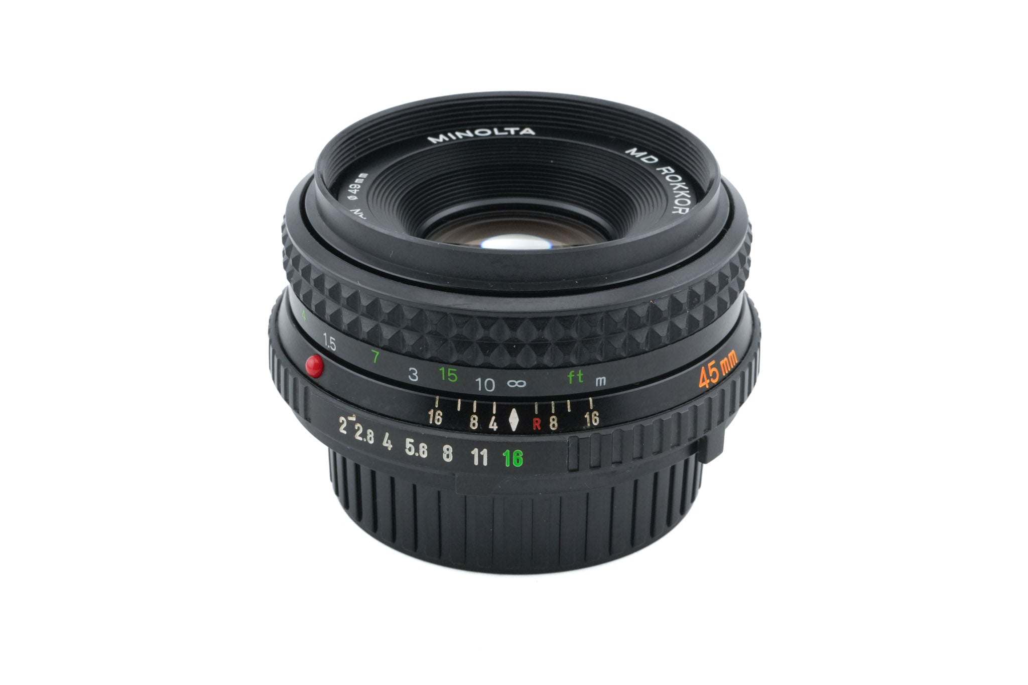 Minolta 45mm f2 MD Rokkor - Lens – Kamerastore