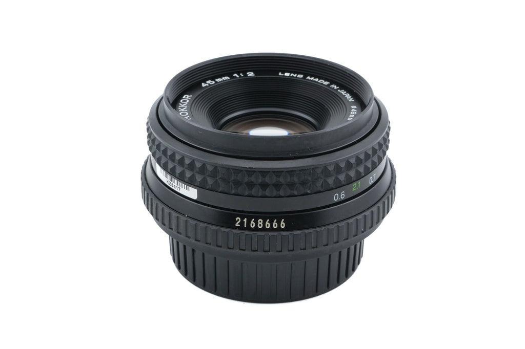 Minolta 45mm f2 MD Rokkor