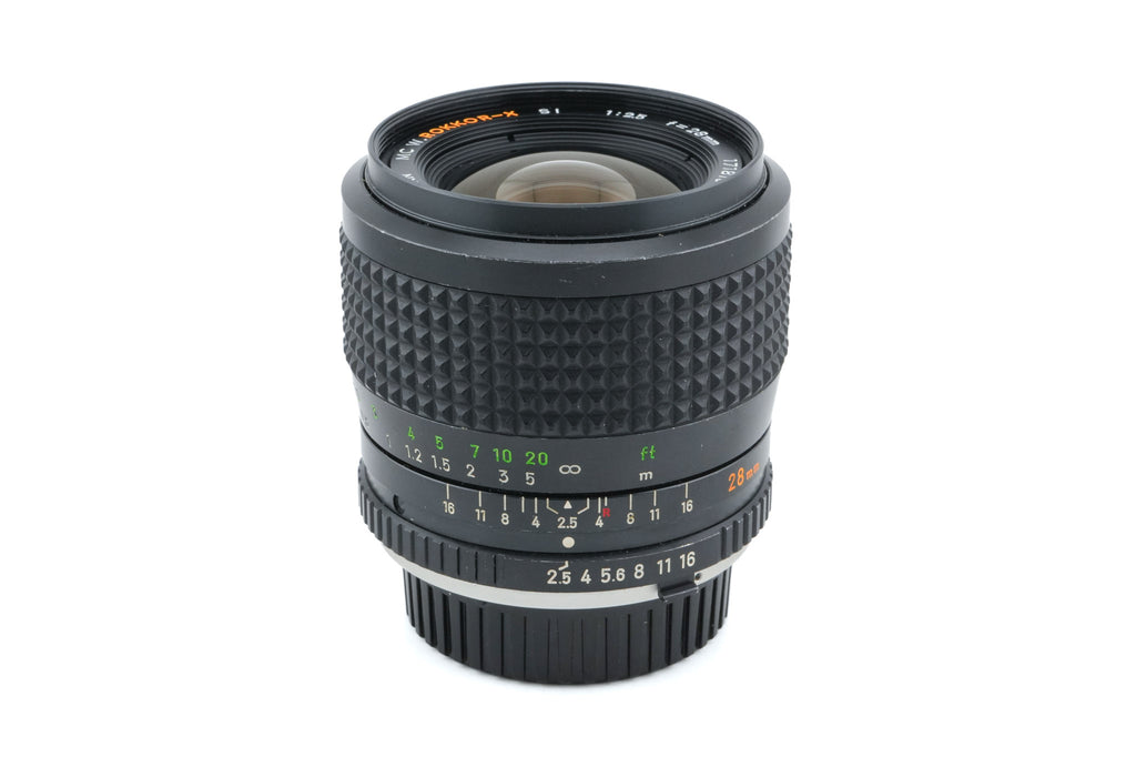 Minolta 28mm f2.5 MC W.Rokkor-X SI