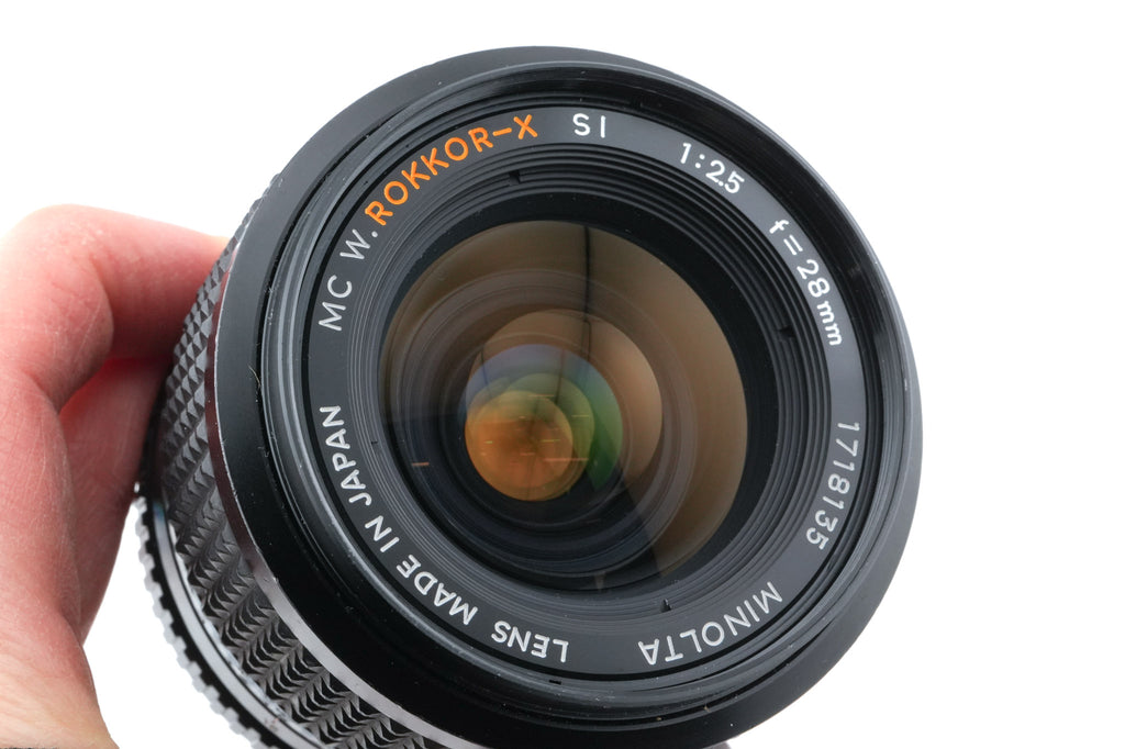 Minolta 28mm f2.5 MC W.Rokkor-X SI