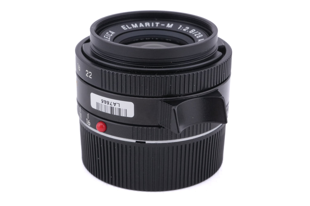 Leica 28mm f2.8 Elmarit-M ASPH. (11606) + Lens Hood (35mm f2 ASPH. / 28mm f2.8 ASPH.) (A42) (12526)