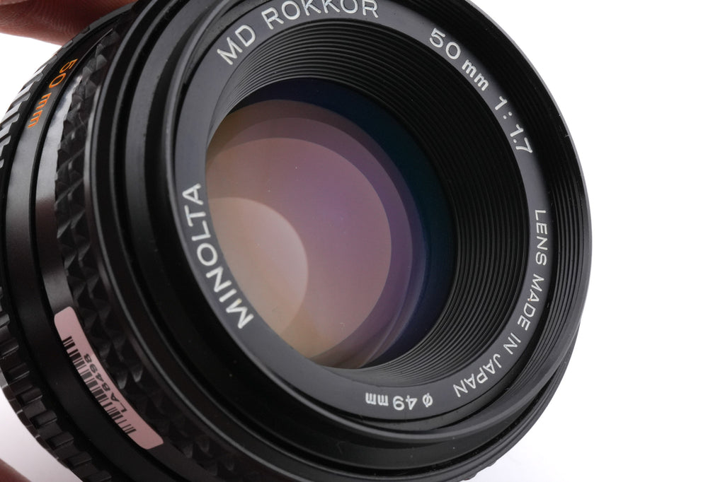 Minolta 50mm f1.7 MD Rokkor