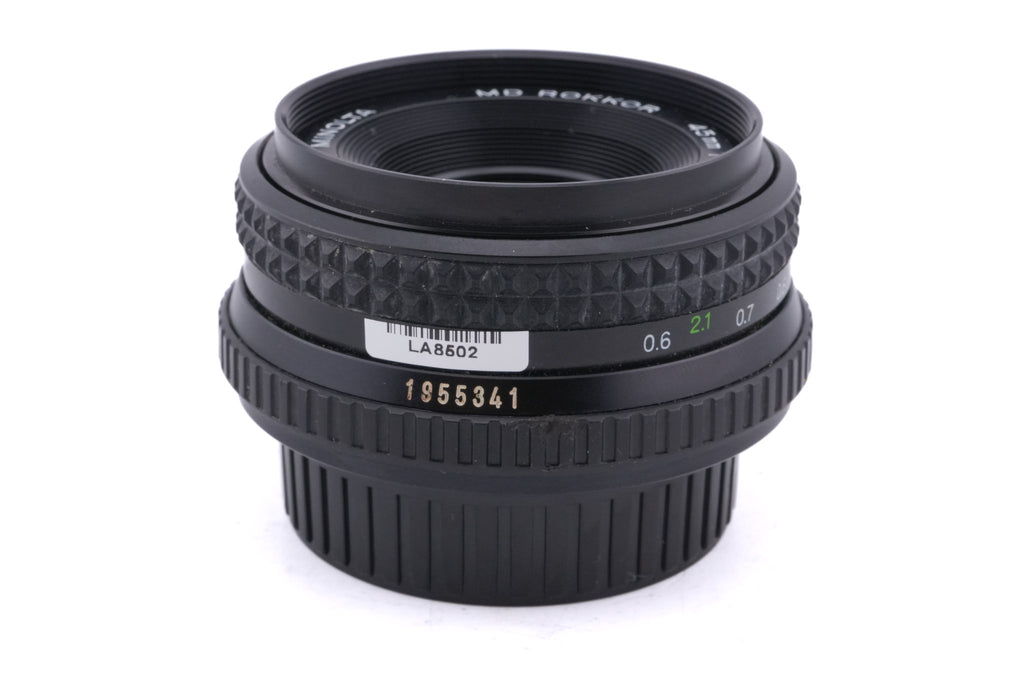 Minolta 45mm f2 MD Rokkor